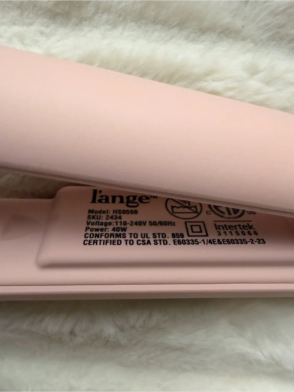 L’ange Le Ceramique Luxe Digital 1-Pass Flat Iron